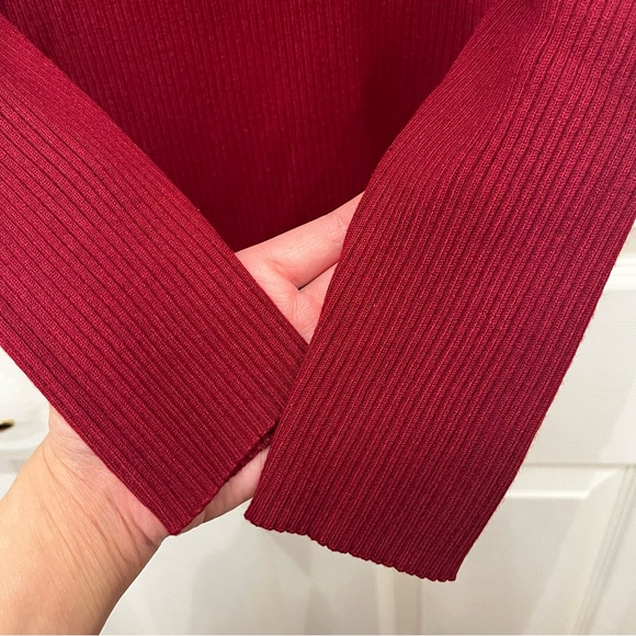 💠3/$10 JOSEPH A. Turtleneck Ribbed Long Sleeves Knit Top - Picture 3 of 5